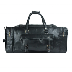 Sac de sport fait main pour homme vintage duffle sacs de nuit sac de sport de voyage en cuir de chèvre - Product Image 1