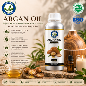 Aceite de Argán 100% Puro al por Mayor, Prensado en Frío, Extracto Natural para Formulaciones Cosméticas y Aromaterapia - Katyani Exports India - Product Image 6