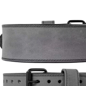 High Quality leather weightlifting belt designed for maximum stability heavy lifts gym performance gear - Product Image 5