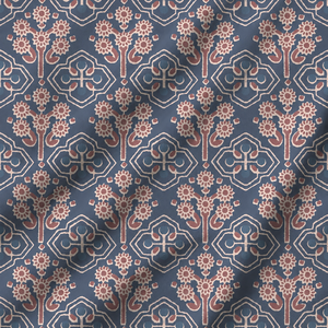 Aura Digital Flat Crepe LuxeFlow Printed Chroma Wave Woven Combed 120GSM Indian Style Anti-Bacteria Eco-Friendly Organic Home - Product Image 4