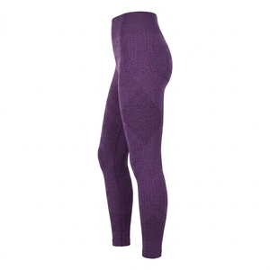 Leggings de yoga taille haute sans couture pour femme, effet ventre plat, pour entraînement, fitness, gym et course à pied - Product Image 2