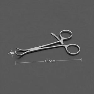 Pinza de reducción ortopédica para animales pequeños con punta esférica y múltiples dientes para sujeción de huesos, instrumento veterinario. - Product Image 5
