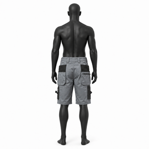 Heavy Duty <b>Men</b> Cargo <b>Work</b> Shorts with Multi Pockets Breathable Durable Industrial Construction Workwear Summer Uniform - Product Image 3