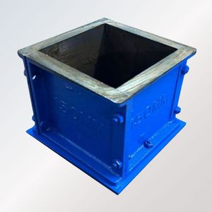 Blue Square <b>Concrete</b> Cube <b>Mould</b> 150mm <b>for</b> Testing Machine Sample Preparation - Product Image 1
