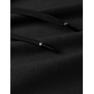 Sweat-shirts à manches longues à séchage rapide pour hommes, en coton mélangé, style basique, avec poche avant zippée, en tissu pur et original. - Product Image 4