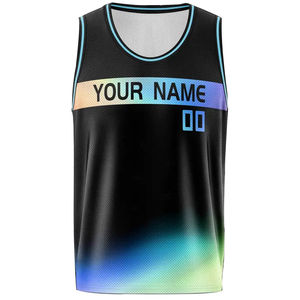 Uniforme de Baloncesto Personalizado y Transpirable de Talla Grande, con Nombre y Número, Reversible, de Malla, Conjunto de Ropa Deportiva para Equipo, OEM - Product Image 1
