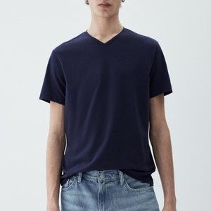 Camiseta de Algodón Extra Grande Premium para Hombre, Estilo Casual Urbano, Cuello Redondo, Manga Corta, Tejido Transpirable y Suave, Lavado, para Verano - Product Image 1