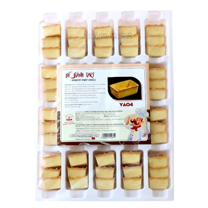 Manufacturer Best Selling Factory Tart OEM/ODM Bakery Dessert Frozen Baked Egg Tart Shell YA04 720G <b>Sweet</b> Supplier Good Price - Product Image 1