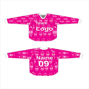 Camiseta Deportiva Personalizada para Paintball, Diseño Moderno en Negro y Rojo, Logotipo del Equipo, Nombre y Número Personalizados, Ropa Deportiva de Alto Rendimiento - Product Image 3