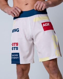Pantalones Cortos de Boxeo MMA Sublimados para Hombre, Diseño Personalizado 2 en 1, Compresión, Transpirables, Ligeros, Elásticos de Spandex - Product Image 3
