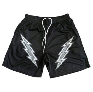 Pantalones cortos deportivos transpirables para hombre Pantalones cortos de tablero medio Cordón Digital Servicio OEM Pantalones cortos disponibles - Product Image 2