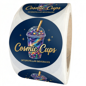 Autocollants personnalisés en gros OEM, étiquettes en vinyle PVC imperméables, impression dorée, emballage de flacons cosmétiques, produits de soin de la peau - Product Image 1