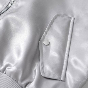 Custom Bomber <b>Jacket</b> OEM Wholesale Manufacturer <b>Men</b>’s Oversized <b>Flight</b> <b>Jacket</b> Zip Up Streetwear Custom Logo Bomber <b>Jacket</b> - Product Image 6