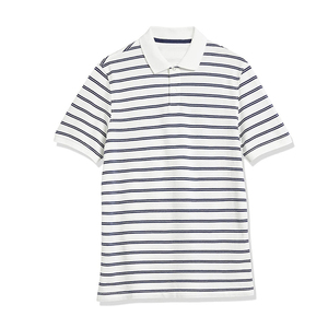 Chemise polo pour homme à col rabattu avec design de rayures contrastées entièrement personnalisable, qualité supérieure, vente chaude, polo de golf pour homme - Product Image 4