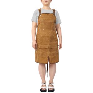 Grembiule da Lavoro in Tela Cerata Resistente da 18 once, Lungo e Completamente Regolabile per Falegnami e Lavoratori del Legno, Resistente all'Acqua - Product Image 1