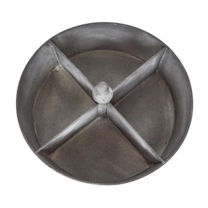 Support à ustensiles vintage en métal finition nickel antique et organiseur de matériel multi-compartiments, solution de rangement de bureau en promotion - Product Image 1