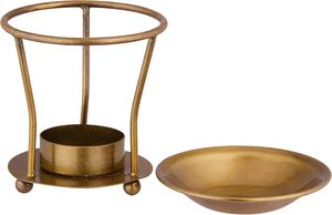 Quemador de Aceite Esencial Decorativo de Metal, Hecho a Mano, Ecológico, de Alta Calidad, Estilo Antiguo, Capacidad de 4 Pulgadas | - Product Image 3