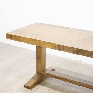 Table à manger robuste et moderne en bois de teck et de sungkai, idéale pour la chambre, le jardin et les espaces de repas intérieurs/extérieurs - Product Image 2