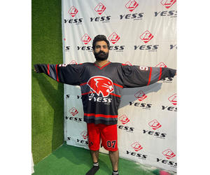 Nouveauté - Ensemble de maillots de hockey sur glace personnalisés pour hommes - Haute qualité - 100% polyester - OEM - Product Image 5