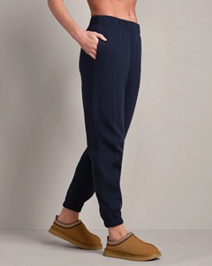 Pantalones Deportivos para Mujer, Cintura Media, Corte Regular, Rectos, Casuales, Transpirables, de Algodón y Felpa, con Cierre de Cordón, para Gimnasio y Uso Diario - Product Image 4