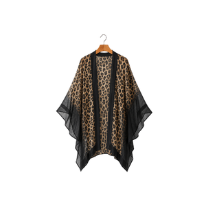 Ensemble Kimono Traditionnel Long pour Femme, Imprimé Floral Géométrique, en Polyester, Coupe Ample, pour l'Automne, Tenue Quotidienne, Abaya à Manches Longues - Product Image 5