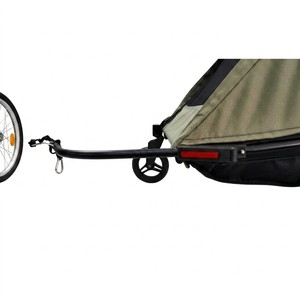TC-2024S Easy Folding Stroller <b>Trailer</b> Jogger 3 in 1 Single Seat & Aluminum Frame Lightweight Design - Product Image 5