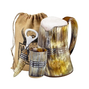 Buffalo Horn Drinking Mug Top Grade Natural Pure Handmade Thermal Reusable Customizable Low Prices - Product Image 1