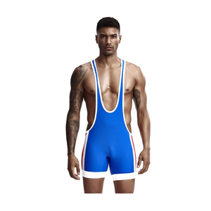 Traje de Lucha Sublimado Personalizado, Mono Deportivo Multideporte, Sin Mangas, Ajuste Ceñido, Ropa de Entrenamiento para Gimnasio, Proveedor - Product Image 1