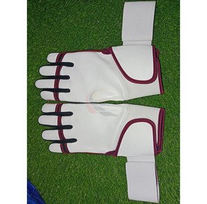 Gants de baseball en cuir véritable pour droitier, antidérapants, légers, pour le softball - Product Image 5