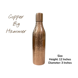 Botella Deportiva de Cobre para Bebidas al Aire Libre con Tapa, Revestimiento Anticorrosión, Apta para Agua Hirviendo, Ecológica - Product Image 2