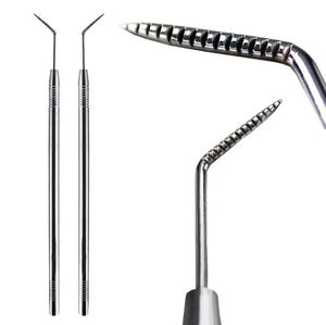 Outil réutilisable en acier inoxydable noir pour rehaussement de cils, applicateur isolant pour lamination des cils, pour salon de beauté professionnel et coiffage des sourcils - Product Image 1