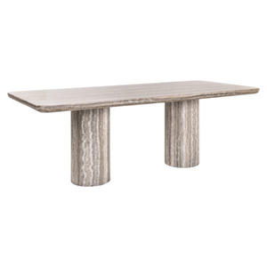 Table à manger rectangulaire moderne en marbre, 6 places, design minimaliste, meubles de maison stables - Product Image 4