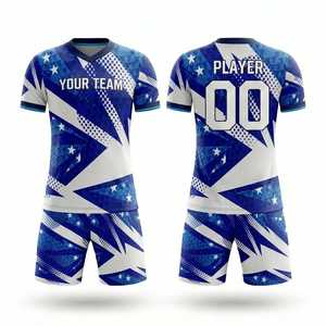 Maillots de football personnalisés pour hommes et jeunes, ensembles d'uniformes de football à séchage rapide et respirants, kit d'entraînement avec impression de logo, très demandés - Product Image 1