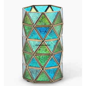 Elegant Design Gold Antique Finish Moroccan <b>Lantern</b> <b>Candle</b> for Home Decoration Hanging & Table Top Use Handmade - Product Image 2