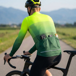 Custom Logo Breathable Quick Dry Unisex <b>Cycling</b> <b>Jersey</b> <b>Long</b> <b>Sleeve</b> Bike Clothing Outdoor Sports <b>Cycling</b> <b>Jersey</b> for <b>Men</b> and Women - Product Image 4