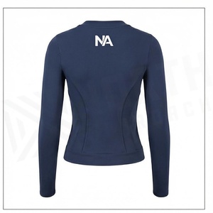 เสื้อแจ็คเก็ตโยคะแขนยาวแบบซิปเต็มตัวสำหรับผู้หญิง ยี่ห้อ North Approach ระบายเหงื่อได้ดี ระบายอากาศได้ดี สีกรมท่าล้วน - Product Image 2