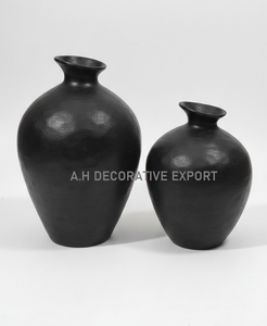 Jarrón de Metal de Aluminio |   Macetas Decorativas Rústicas para Mesa, para Decoración Moderna del Hogar y Bodas |   Jarrones Premium para Flores - Product Image 2