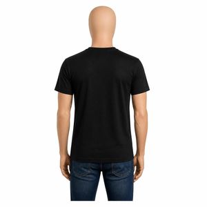 T-shirt personnalisé pour homme avec imprimé 3D Folk Art déchiré, style streetwear culturel décontracté d'été, en coton respirant, haut graphique - Product Image 2