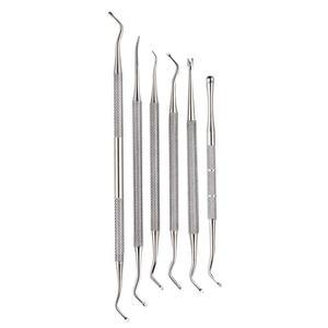 Pedicure Manicure Tools Nail <b>File</b> Dead Skin Push Cuticle Remover Nail Pusher Gold Stainless Steel Cuticle Pusher Nail Art - Product Image 1