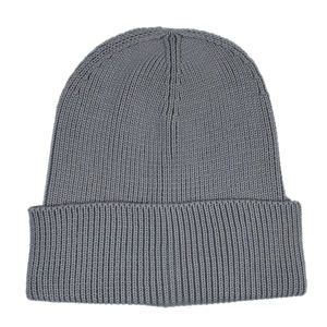 Bonnet en acrylique uni 100 % pour la vente en gros, bonnet tricoté personnalisé à revers pour l'hiver, pour femmes et hommes, 2026 - Product Image 1