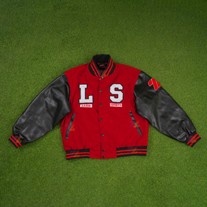 2027 Winter <b>Men</b> Women Cropped Varsity <b>Jacket</b> Oversized Short <b>Velvet</b> Body PU Artificial Leather Sleeves Streetwear Bomber Coat - Product Image 6