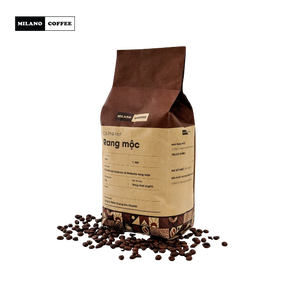 Milano <b>Coffee</b> 1kg Pure Light Roast Arabica <b>Robusta</b> Blended Whole <b>Beans</b> Premium Espresso Bar Mix Wholesale OEM Direct Supply - Product Image 2