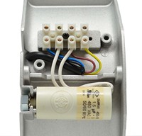 Ventilateur axial bidirectionnel réversible AC 230V, 370x88mm, gamme 941-990 CFM, grand ventilateur coaxial, double roulement à billes, en acier inoxydable, OEM ODM