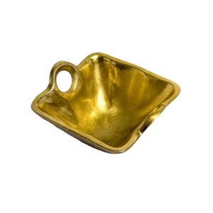 Platos de Postre Dorados, Tazón para Servir Almendras y Anacardos, Tazones de Lujo, Artesanía en Metal, Decoración para Frutas, Tazón para Galletas para Decoración de Bodas - Product Image 1