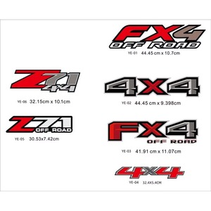 4x4 Offroad Luxury Truck Bedside Replacement Decal Stickers <b>Vinyl</b> Auto Decoration Accessories Custom Color Self-adhesive 5-Year - Product Image 3