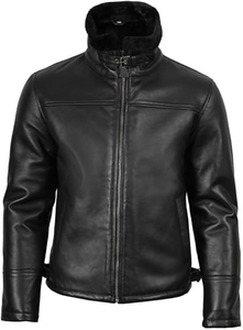 Chaqueta de Motocicleta de Cuero Genuino para Mujer, Manga Larga, Cierre de Cremallera, con Ribete de Piel, Invierno, Resistente al Viento, Color Sólido, Material de Piel de Vaca - Product Image 2