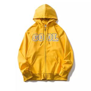 Sudadera con capucha Applec con logotipo personalizado para hombre, diseño en blanco de lujo, bolsillo con cremallera, anticontracción, nuevo suministro OEM, patrones estampados lisos de punto - Product Image 1