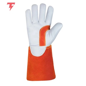 Gants de soudage TIG les plus vendus, nouvelle arrivée, imperméables, en cuir véritable, pour soudeurs, antidérapants, de qualité. - Product Image 4