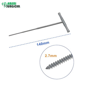 Dispositivo de perforación ósea de 1.5 mm con mango en T, manual, reutilizable, de acero inoxidable, certificado CE, instrumento quirúrgico ortopédico para mascotas - Product Image 4