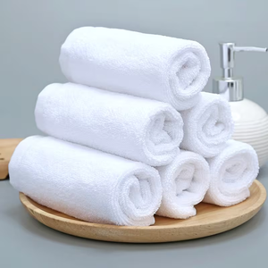 Ensemble de serviettes de toilette en coton tricoté doux et confortable, serviettes de nettoyage du visage de luxe, serviettes en coton douces et absorbantes - Product Image 2